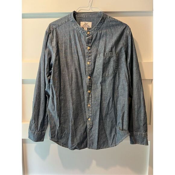 Men’s Madda Fella button down jean shirt - Picture 1 of 7